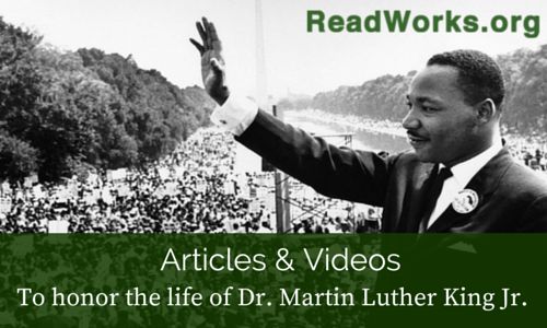 ReadWorks.org | Dr. Martin Luther King Jr. Articles & Videos | Martin ...